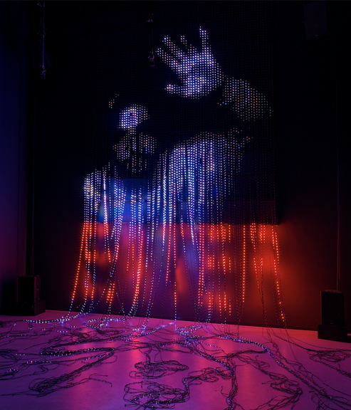 Ksawery Kirklewski, <i>ENTER</i>, Ausstellungansicht <i>UFO – Unidentified Fluid Other</i>, 2022, Foto: Gert Jan van Rooij