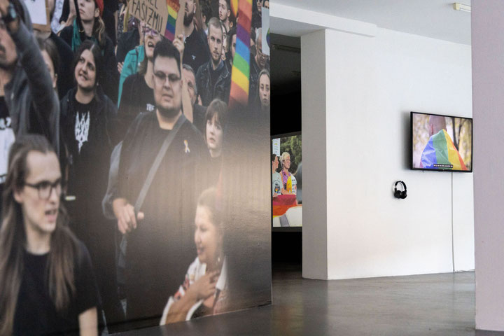 Tomáš Rafa, <i>Over the Rainbow</i>, 2024, Ausstellungsansicht, tranzit.sk, 2024, Foto: Tomáš Rafa