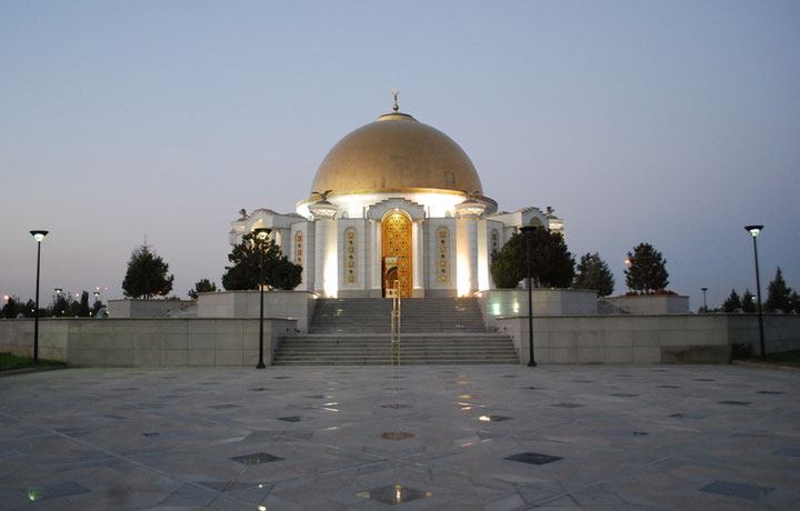 Turkmenbashi Mausoleum in Ashgabat, built in 2006