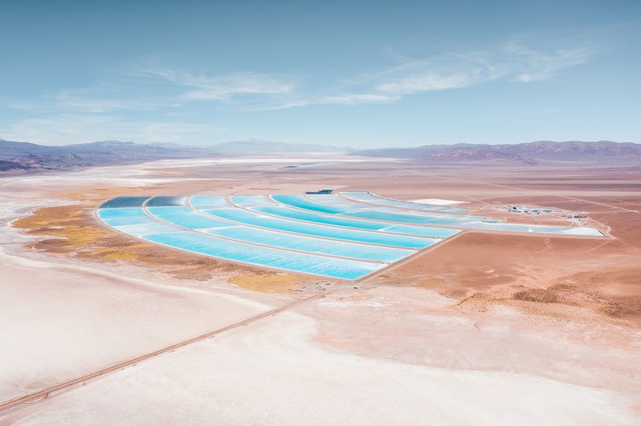 Lithium-Bergbauprojekt, Sales de Jujuy auf über 4.000 Metern Höhe im Salar de Olaroz-Cauchari, Argentinien, Foto: Felix Dorn (www.felixdorn.com)