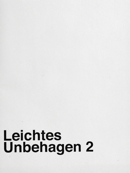 Rosemarie Trockel, <i>Leichtes Unbehagen 1</i>, 1984 © Rosemarie Trockel und VG Bild Kunst, Bonn 2023 Courtesy: Rosemarie Trockel und Sprüth Magers