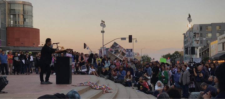 Flüchtlingsansprache, Fort Sill Protest; Little Tokyo, Los Angeles,27. Juni 2019, Foto: Jennifer Noji