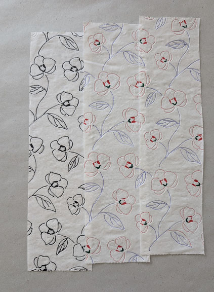 Pavel Braila, <i>Whispers. You don’t see it but it’s there</i>, Toilettenpapier, Tinte, 37 × 27 cm, 2024