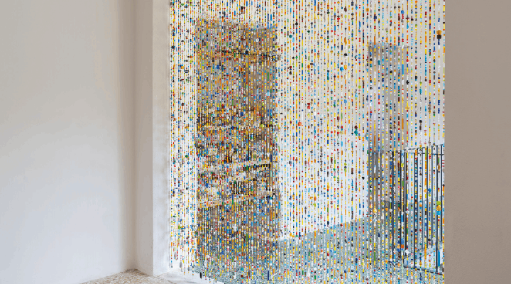 Lydia Ourahmane, <i>Manuela, Margherita, Mariana, Monia, Patrizia</i>, installation view, 2026, Courtesy: Lydia Ourahmane and Nicoletta Fiorucci Foundation, Photo: Marco Cappelletti, Marco Cappelletti Studio