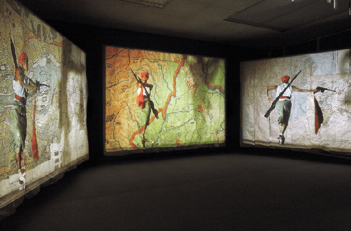 William Kentridge, Notes Towards a Model Opera, 2015 Ausstellungsansicht Mönchsberg, 2017 © Museum der Moderne Salzburg Foto: Rainer Iglar