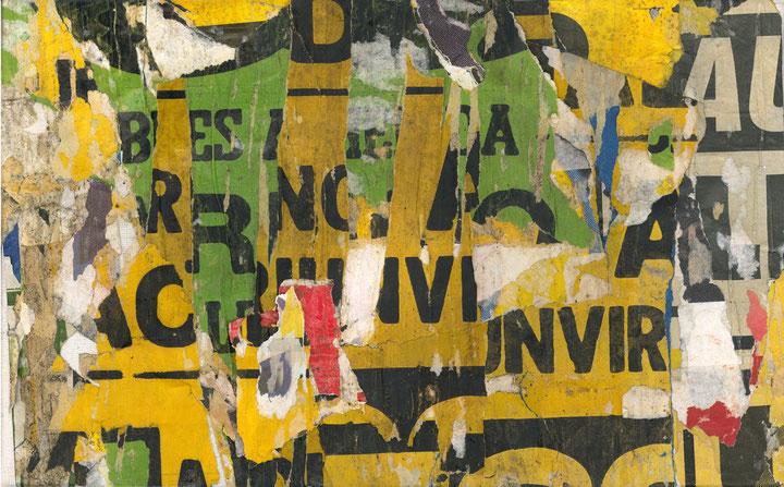 Jacques Villeglé, <i>Buenos Aires</i>, February 2003, From the exhibition <i>An Exhibition Without Text</i>, Maison d'Art Bernard Anthonioz, Nogent-sur-Marne, 2013, © Jacques Villéglé, Adagp, Paris, 2013