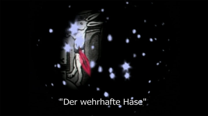 Alexander Kluge, <i>Der wehrhafte Hase</i>, 2017, Aus: <i>Ernstfall Krieg</i>,  Filmstill, 23 Minuten  © Kairos Film