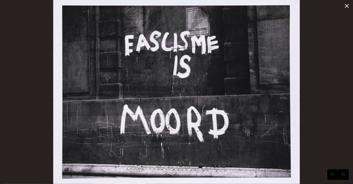 Wally Elenbaas, <i>Faschismus ist Mord</i>, Fotografie, 1933, Sammlung Museum Boijmans Van Beuningen Rotterdam