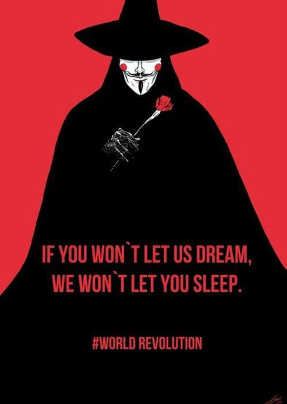 Anonymous, Design for the <i>World Revolution</i> campaign, 2014