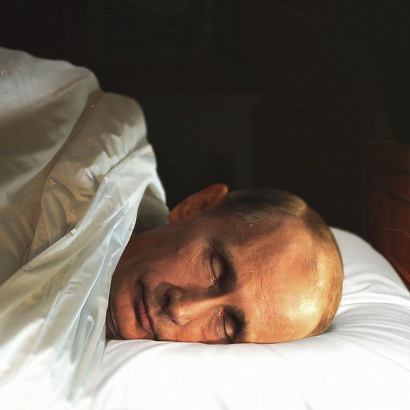 Sleeping Putin, an anonymous artist's image that circulated on the internet during the 2011-2012 Moscow protests