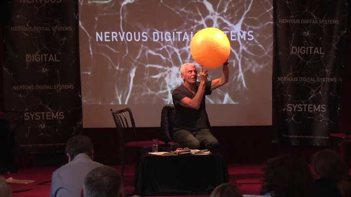 Michael Taussig, Lecture Performance, Volkstheater Vienna, May 2019